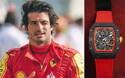 richard mille di sainz|Ferrari F1 Driver Carlos Sainz Chases Down Thieves to Get .